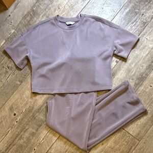 FLX Buttery Soft Lavender Lounge Set